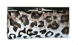 Leopard Print Patent Leather Wallet -- SwankySwans
