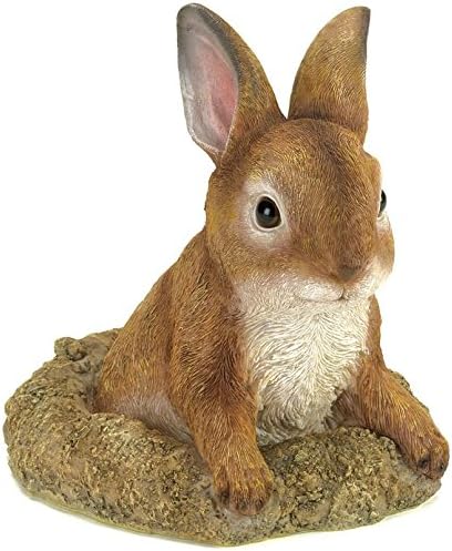 Stone-Look Bunny Garden Sculpture-2pack