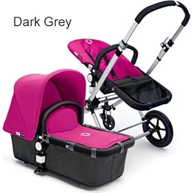 Bugaboo Cameleon Stroller - Dark Grey Base - Dark Brown Canvas