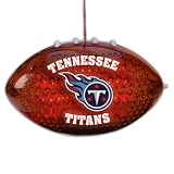 4" NFL Tennessee Titans LED Light-Up Football Christmas Ornament