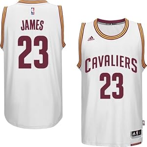 Cleveland Cavaliers LeBron James adidas Youth 2014-15 New Swingman Home Jersey - White