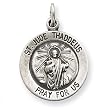 Sterling Silver Saint Jude Thaddeus Medal