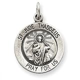 Sterling Silver Saint Jude Thaddeus Medal
