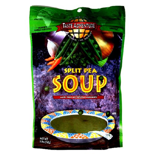 Taste Adventure Soup, Split Pea, 5-Ounce Pouches (Pack of 12) by Taste Adventure