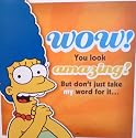 Giant Marge Simpson the Simpsons Birthday Card with Sound