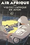 Air Afrique En Avion - Artist: Poster Travel - Art Print Poster Size: 27.25 by 39.25 inches