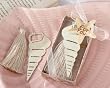 Bookmark Beaches Seashell with Ivory Silk Tassel