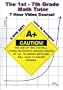 The 1st - 7th Grade Math Tutor - 7 Hour Course! - 2 DVD Set! - Learn By Examples! - Addition, Subtraction, Multiplication, Division, Fractions, Decimals, Percents & More!