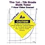 The 1st - 7th Grade Math Tutor - 7 Hour Course! - 2 DVD Set! - Learn By Examples! - Addition, Subtraction, Multiplication, Division, Fractions, Decimals, Percents & More!