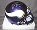 Brett Favre Autographed/Hand Signed Minnesota Vikings Mini Helmet