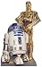 *FAN PACK* - THE DROIDS R2-D2 AND C3PO - LIFESIZE CARDBOARD CUTOUT / STANDEE / STANDUP (Height 178cm) - C3PO and R2-D2 Star Wars Classic - INCLUDES 8x10" (25x20cm) STAR PHOTO - FAN PACK #6_s-2