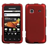 Titanium Solid Red Hard Protector Case Cover For Samsung Galaxy Prevail M82 ....