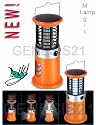 NEW! 4 in1 Solar Lantern Camping Light LED w/ Fly Killer+Emergency
