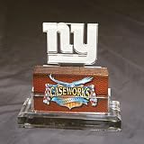 New York Giants NFL Business Card Holder w/ Gift Box