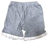 s.t.closet frabjous 裾フリル・フレアパンツ 90cm グレー杢[120] 杢天竺 E24177-12