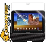 ArmorSuit MilitaryShield - Samsung Galaxy Tab 8.9 Black Carbon Fiber Film Protector Shield + Screen Protector with Lifetime Replacements