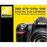 Nikon2-YearExtendedServiceCoverageforD80,D70,D70s&D50DigitalSLRCameras