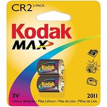 Kodak MAX KCR2-2 Lithium Photo Battery, 2 Pack