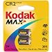 Kodak MAX KCR2-2 Lithium Photo Battery, 2 Pack