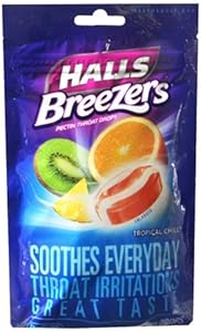 Halls Cough Drops Breezers Tropical Chill 25 Ct Health