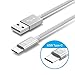 UNU USB Type C Cable, 6ft/1.8m USB Type C to Type A 2.0 Male Braided Data Charging Cable Compatible with Galaxy S9,S9 Plus, S8,S8 Plus, Note 8, LG G6, Pixel 2,Pixel 2 XL, Other Type-C Device [Silver]