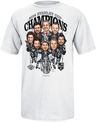 Los Angeles Kings 2014 Stanley Cup Champs Caricature Cartoon T-shirt