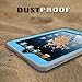Fintie iPad mini 3/2/1 Case - CaseBot [Tuatara] [Supporting Touch ID] Rugged Unibody Hybrid Full Protective Cover with Built-in Screen Protector and Impact Resistant Bumper, Lifetime Warranty, Blue