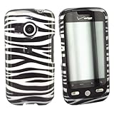 For HTC Droid Eris S6200 Hard Plastic Case Zebra Design