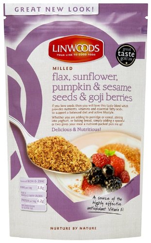 Linwoods Organic Milled Flaxseed, Sunflower, Pumpkin, Sesame Seeds and Goji Berries 425 g Linwoods Organic Milled Flaxseed, Sunflower, Pumpkin, Sesame Seeds and Goji Berries 425 g picture