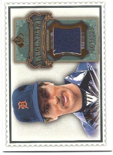 Jack Morris 2009 SP Legendary Cuts Legendary Memorabilia Jersey Card #LM-MO 107/125 Detroit Tigers