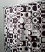 MOD - Fabric Shower Curtain - BLACK