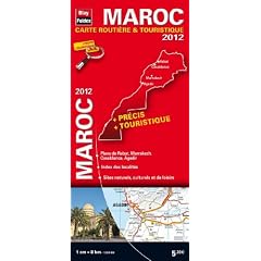 Maroc 2012 - Carte routi�re et touristique