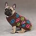 pug10 - East Side Peace Sign Sweater Med Brown
