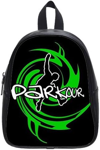 Parkour Fashion Big School Bag Cool Black Backpack