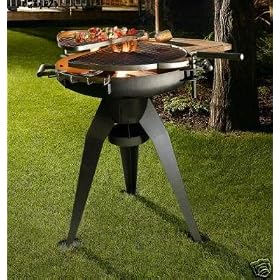 La Hacienda Outdoor Fire pit and Double Grill