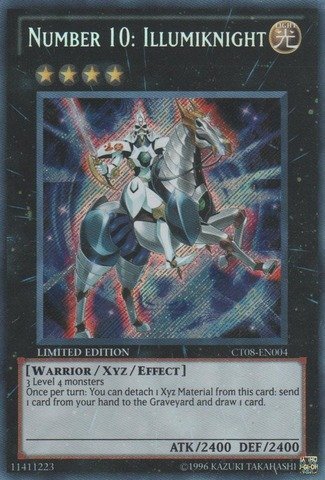 Yu-Gi-Oh! - Number 10: Illumiknight (CT08-EN004) - 2011 Collectors Tins - Limited Edition - Secret Rare On Sale