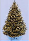 8.5' Canadian Balsam Fir PE Pre-Lit Artificial Christmas Tree - Multi Lights