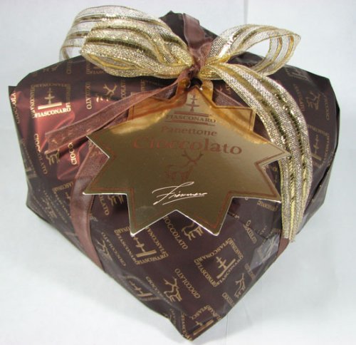 Fiasconaro Chocolate Panettone Cioccolato Italian Christmas Cake 26.45 Oz. 750 Gram by Fiasconaro