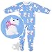 Scottie Dog Footed Sleeper Pajamas for Infants, Toddlers and Girls