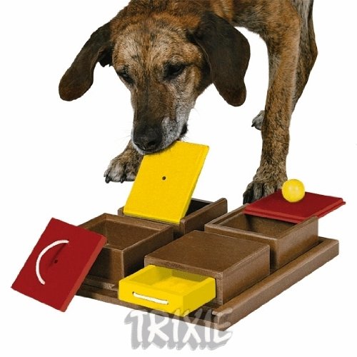 Trixie 32012 Dog Activity Poker Box, 31 × 10 × 31 cm