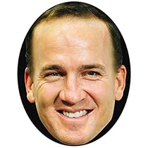 NFL Denver Broncos Peyton Manning Bleacher Face Mask, One Size, Black

