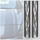 Racing Stripes (Classic Car Graphic ) - Carbon Fiber (R24 White)