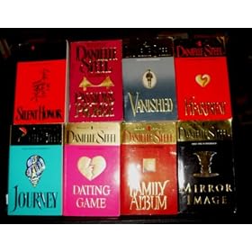 danielle steel silent honor, passions promise, vanished, heartbeat, journey, dating game, family album, mirror image 8 books