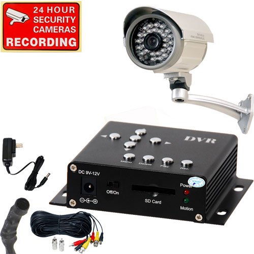 VideoSecu Home CCTV Mini DVR Motion Detection Recorder System , including Day Night Vision Outdoor 1/3 '' SONY CCD Security Camera 420L, Audio Microphone, Extension Cable W31 VideoSecu Home CCTV Mini DVR Motion Detection Recorder System , including Day Night Vision Outdoor 1/3 '' SONY CCD Security Camera 420L, Audio Microphone, Extension Cable W31