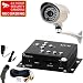 VideoSecu Home CCTV Mini DVR Motion Detection Recorder System , including Day Night Vision Outdoor 1/3 '' SONY CCD Security Camera 420L, Audio Microphone, Extension Cable W31