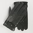 Men's Textured Palm Thinsulate Lined Lambskin Leather Driving Gloves