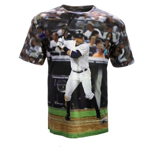 MLB Men's New York Yankees A. Rodriguez Sublimated High Definition Photo Tee Shirt (Yankees, Large)