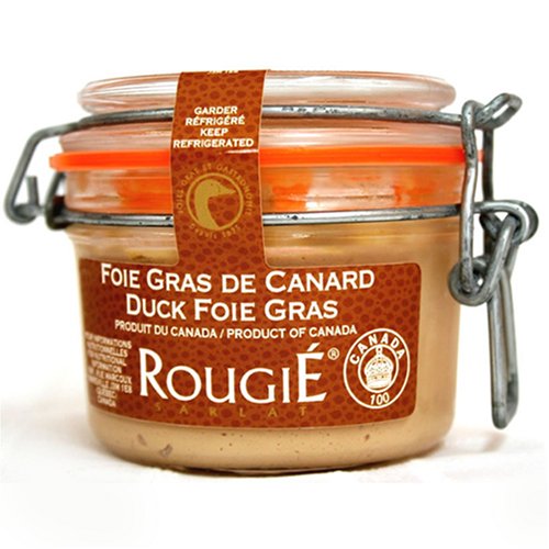 Rougie Duck Foie Gras in Mason Jar - 4.4 oz by Bemka.com