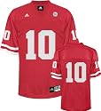 Nebraska Cornhuskers Football Jersey: adidas #10 Red Replica Football Jersey