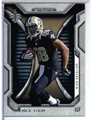2012 Topps Strata Football Card #51 Nick Toon New Orleans Saints - RC